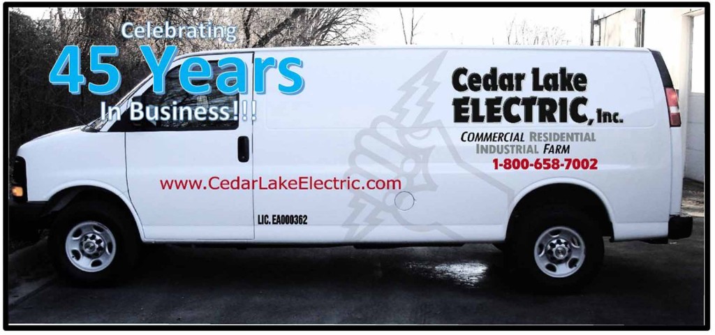 Cedar Lake Electric - 45 Years of Service